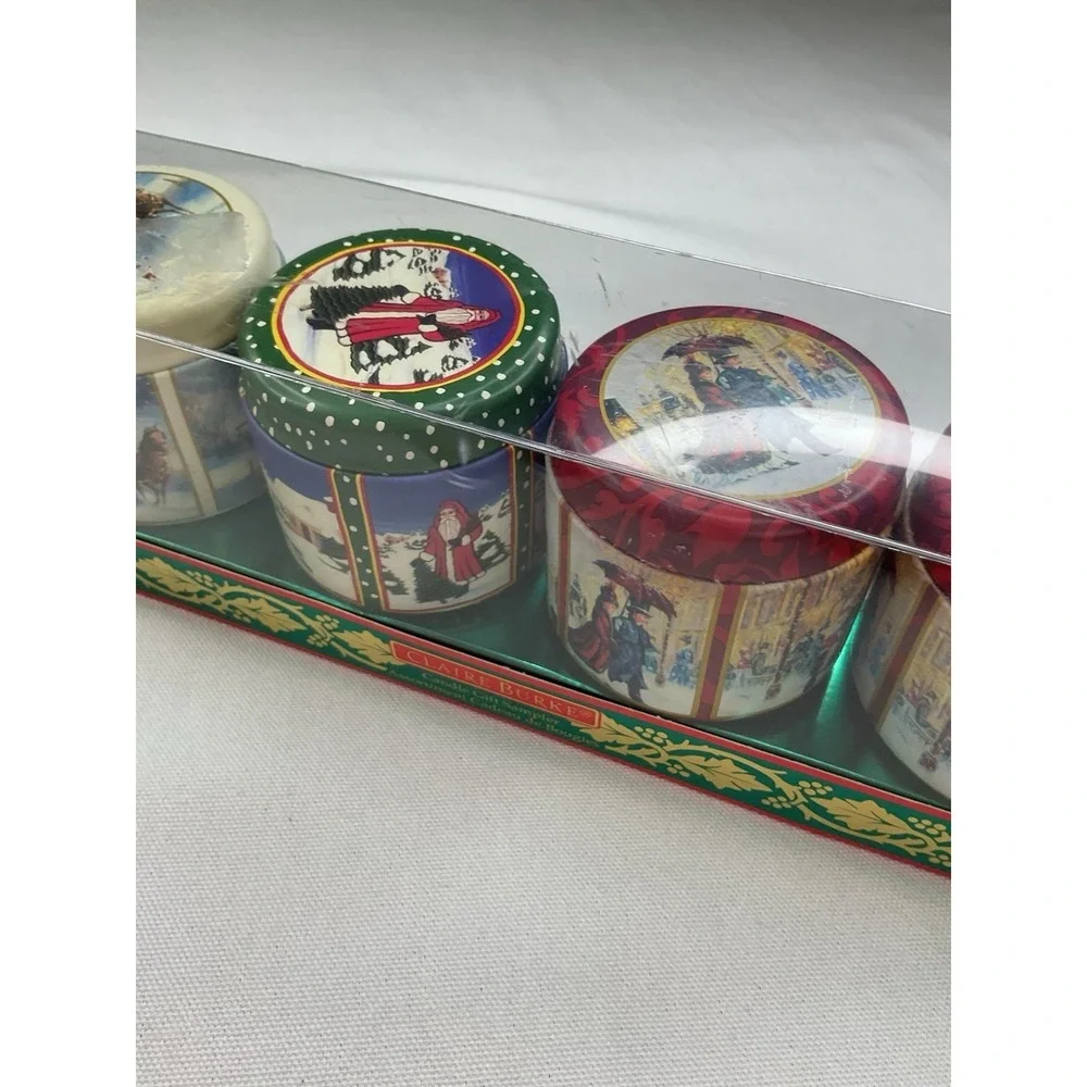 Claire Burke Candle Gift Sampler Retired Christmas Memories Holiday Jubilee